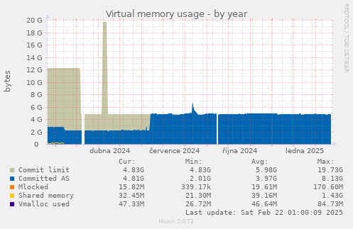 Virtual memory usage