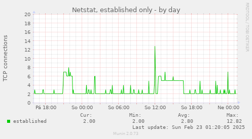 Netstat, established only